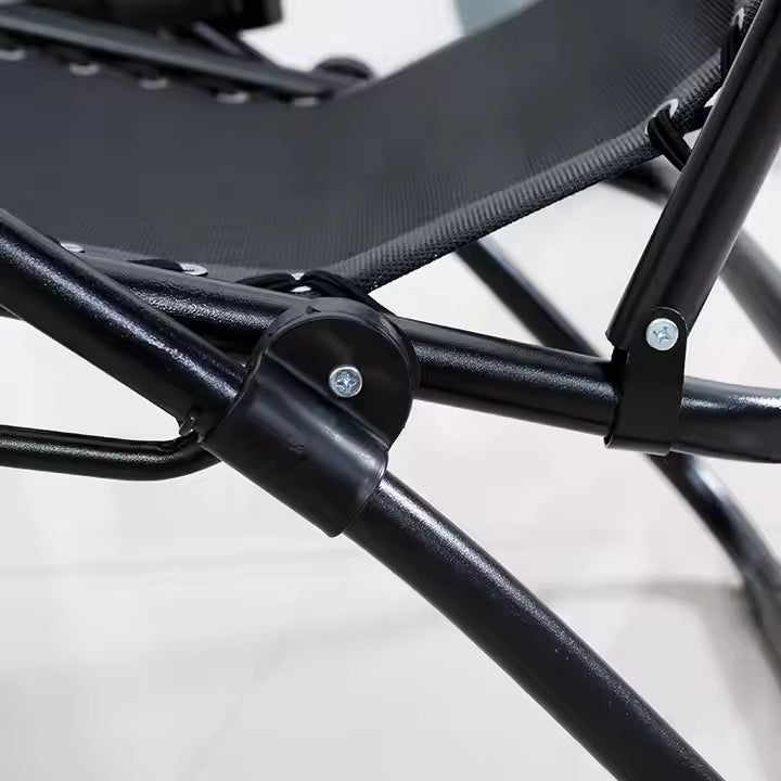 35.000F Chaise de plage pliante portable en métal pour extérieur, pliable, à gravité zéro, inclinable, idéale pour dormir ou se prélasser 781963244