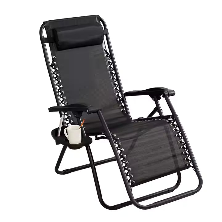 35.000F Chaise de plage pliante portable en métal pour extérieur, pliable, à gravité zéro, inclinable, idéale pour dormir ou se prélasser 781963244