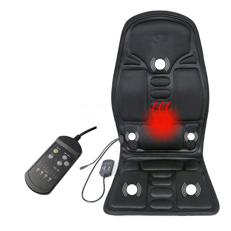 20.000F Coussin de massage électrique portable à vibration complète du corps à usage domestique ou en voiture avec fonction de chauffage pour le massage du dos et des fesses 781963244