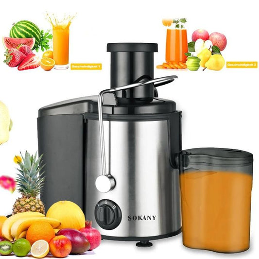 25.000F Centrifugeuse Extracteur de Jus 800W Centrifugeuse Fruits et Legumes,Acier Inoxydable, 2 Vitesses, 65 mm Large Bouche,Capacité 450ml 781963244
