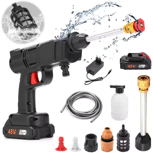 25.000F Pistolet à eau de lavage de voiture électrique sans fil portable haute pression  781963244