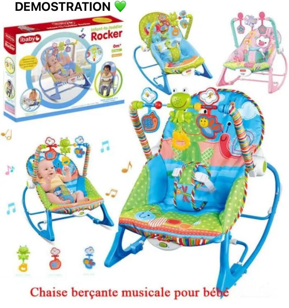 25.000F Chaise à bascule multifonctionnelle pour bébé-    781963244
